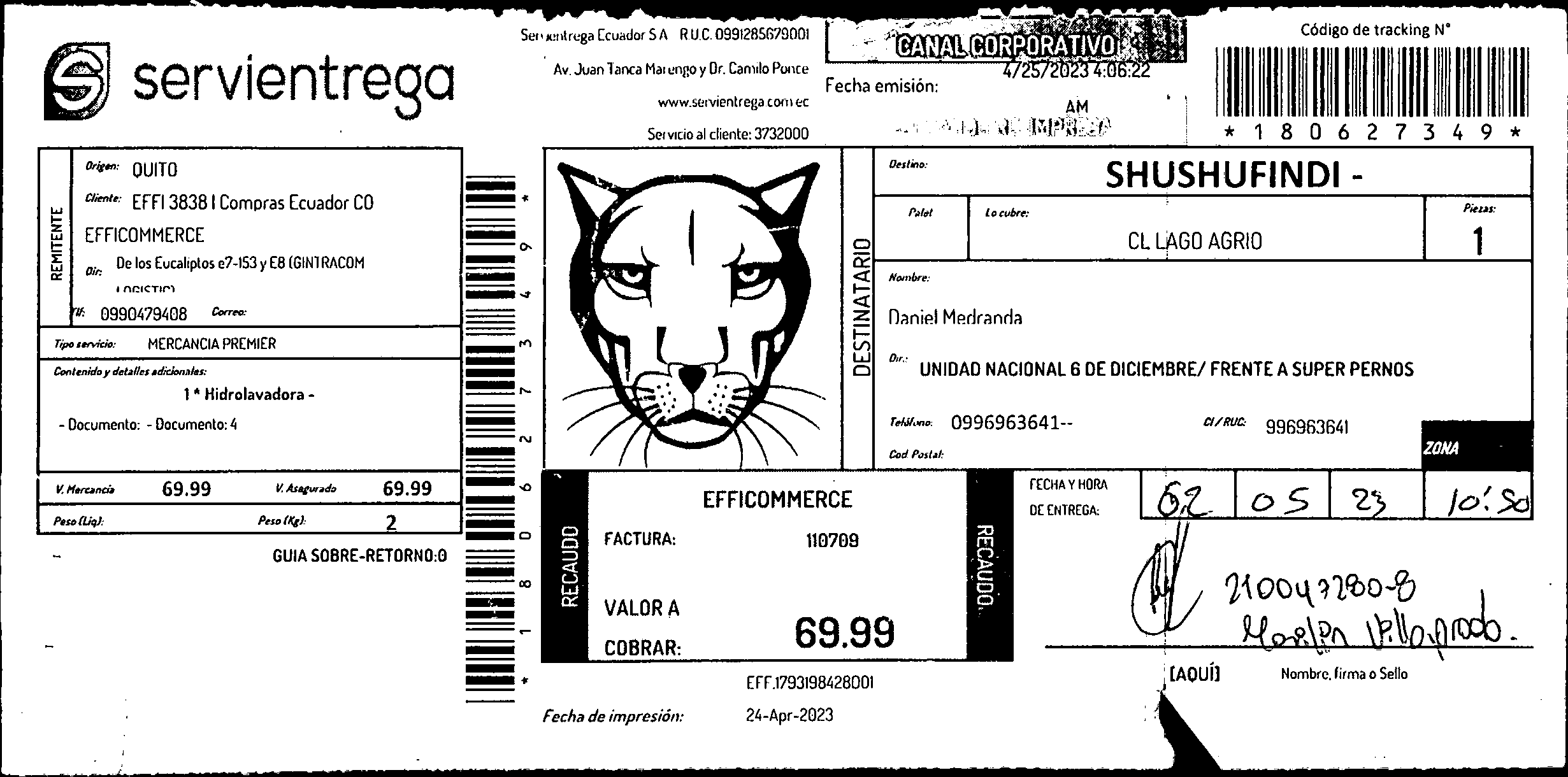 Servientrega Ecuador Centro de Soluciones, Ofrecemos soluciones